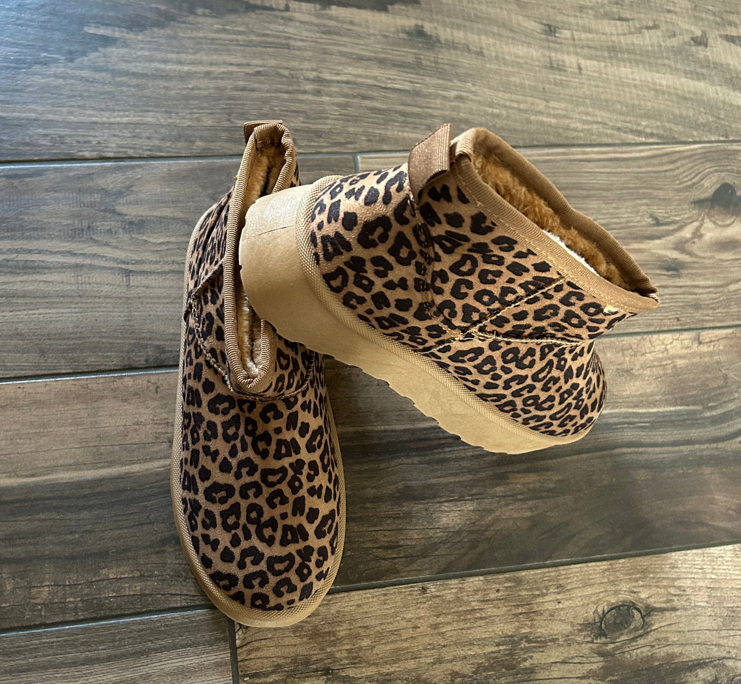 Bottines léopard